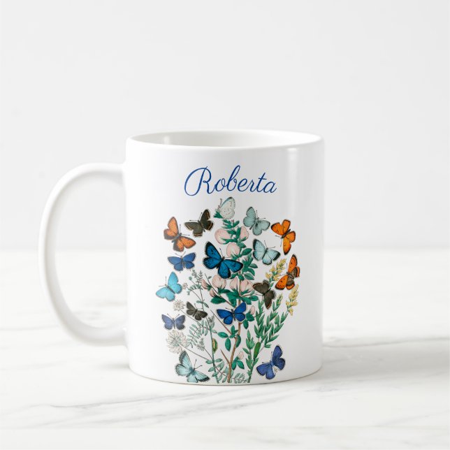 SCHALTFLÄCHEN AUS DER NATUR KAFFEETASSE (Links)
