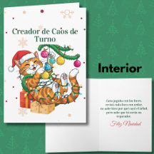 Schaltflächen Chaos-Ersteller Weihnachten Katzenli