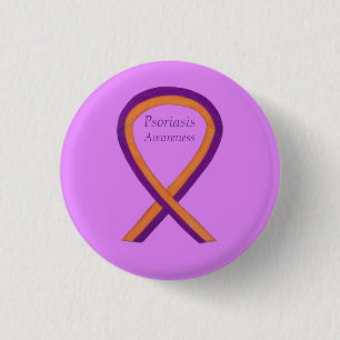 Schaltflächen für das Button "Psoriasis Awareness 