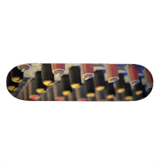 Schaltflächen für das Mischen Skateboard