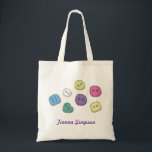 Schaltflächen für den Personalisierten Namen Nähen Tragetasche<br><div class="desc">Vergnügliche Cartoon-Knöpfe mit Polka Punkte auf dieser Schulter Leinensack. Personalisieren Sie Ihren Namen, den Namen des Mädchens, dem Sie es geben möchten, oder legen Sie Ihren Text, den Sie möchten... vielleicht Ihren Firmennamen, Ihren Teamnamen.. Handwerkstexte... was auch immer. Geben Sie einfach den Beispielnamen unter der Rubrik "Personalize it" ein, um...</div>