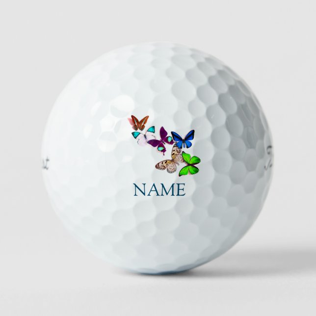 SCHALTFLÄCHEN IM FLIGHT GOLF BALL INDIVIDUELLE NAM (Vorderseite)