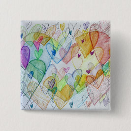 Schaltflächen oder Buttone für Gemeinschaftsherzen Button