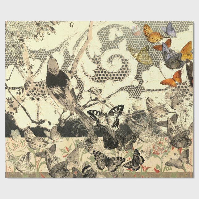 SCHALTFLÄCHEN UND LÄNGENGIFT GESCHENKPAPIER (Flach)