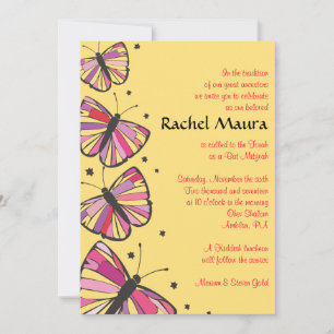 SCHALTFLY Bat Mitzvah Einladung