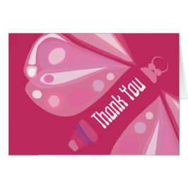 SCHALTFLY Blue Bat Danke Karte