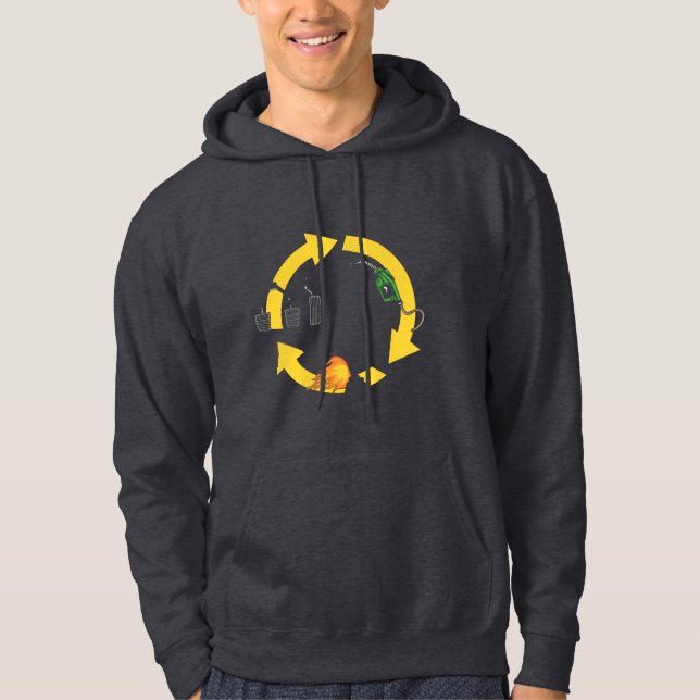 Schaltgetriebe Hoodie (Vorderseite)