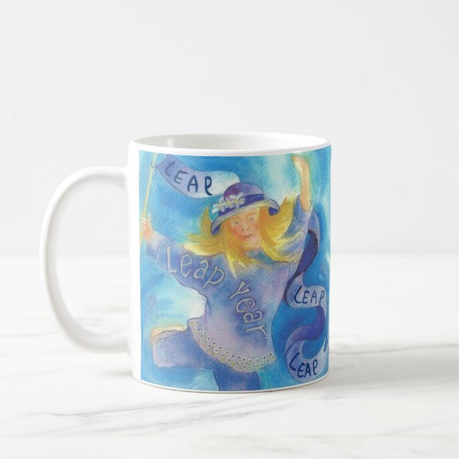 Schaltjahr-Band-Tänzer Kaffeetasse (Links)