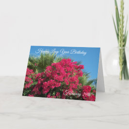 Schaltjahr-Geburtstags-Karte Karte