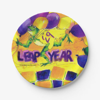 Schaltjahr-Party-Platte Pappteller