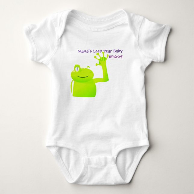 Schaltjahr-Schalttag-Baby-Kleid Baby Strampler (Vorderseite)