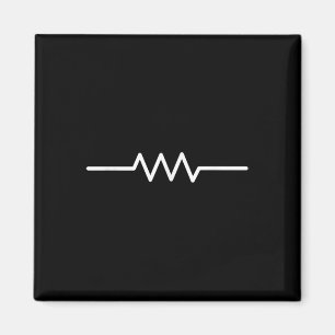 Schaltkreis des elektrischen Widerstandssymbols Magnet