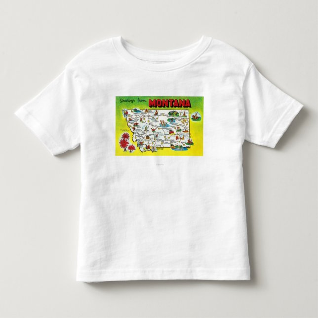 Schaltplan des Staat, Grüße von Kleinkind T-shirt (Vorderseite)