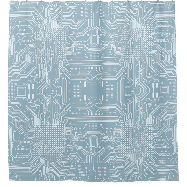 Schalttafel Duschvorhang (Vorderseite)