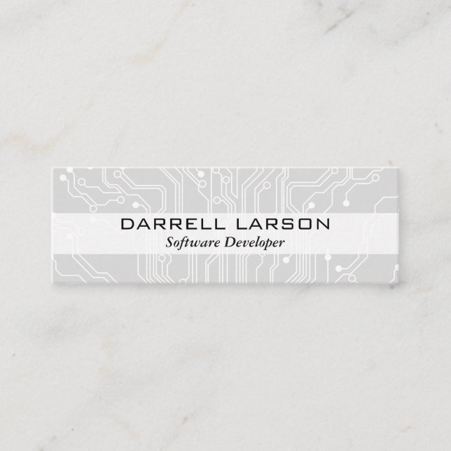 Schalttafel Mini Visitenkarte (Vorderseite)