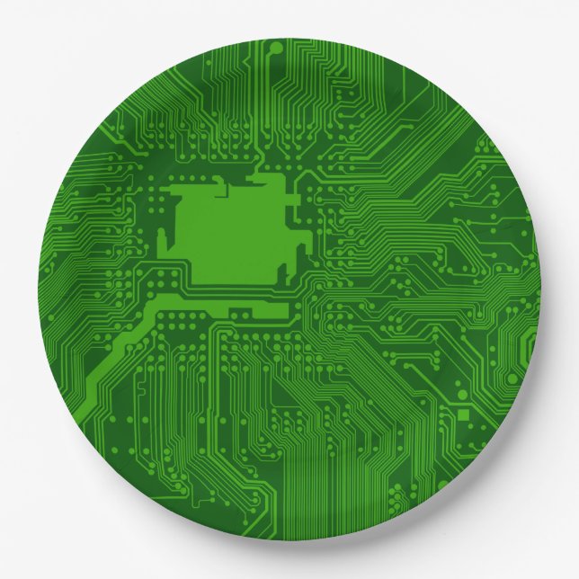 Schalttafel Pappteller (Vorderseite)