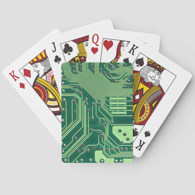 Schalttafel Spielkarten (Rückseite)