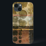 Schaltungsanordnung Green Droplets Case-Mate iPhone Hülle<br><div class="desc">This contemporary Piece Felsons zirlar green droplets. Thin gold line crosses through the work. Order your print today!</div>