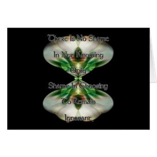 Scham und Unwissenheit