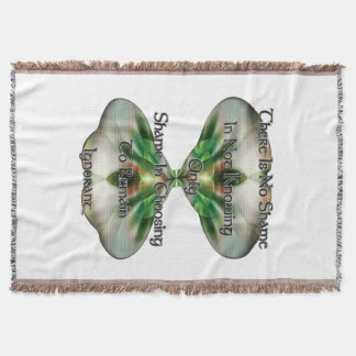 Scham und Unwissenheit werfen Blanken Decke