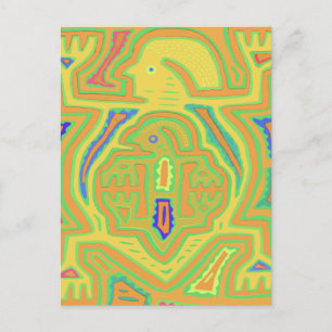 Schamane mit Kind Postkarte