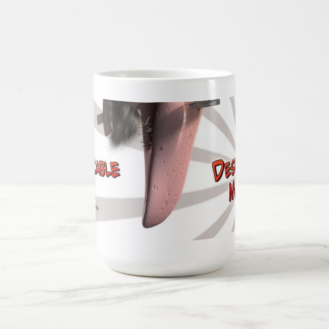 Schändliche Mann-Tasse linkshändig Kaffeetasse (Mittel)