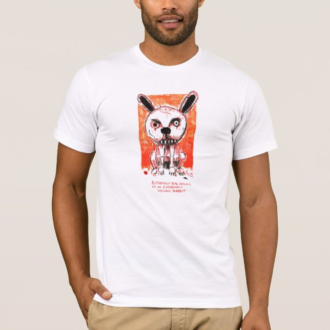 Schändliches Kaninchen durch Ian Miller T-Shirt (Vorderseite)