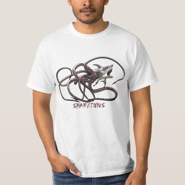Schändliches Sharktopus T-Shirt (Vorderseite)