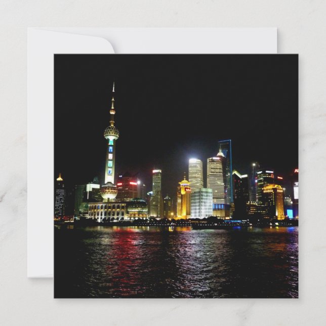 Schanghai in der Nacht (Vorderseite)