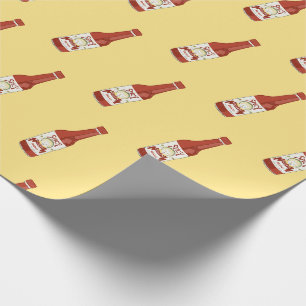scharf! Hot Sauce Salsa Yellow Geschenkpapier