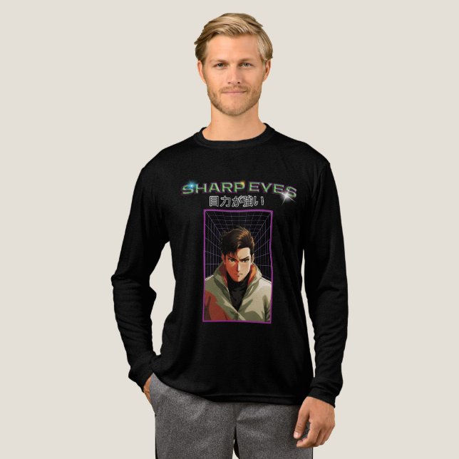 Scharfe Augen Tri-Blend Shirt (Volle Vorderseite)