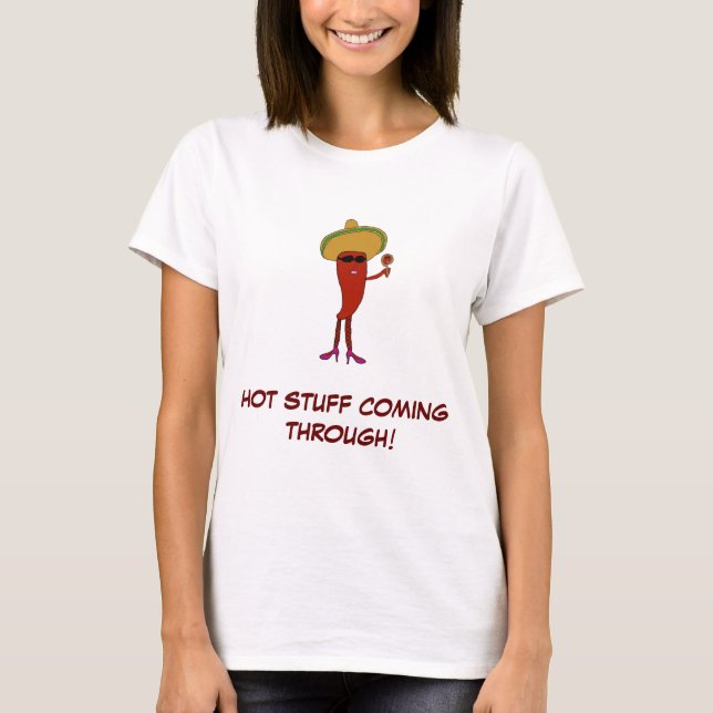 Scharfe Dinge, die durch kommen! T-Shirt (Vorderseite)