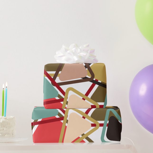 scharfe Dreiecke Geschenkpapier (Partygeschenke)