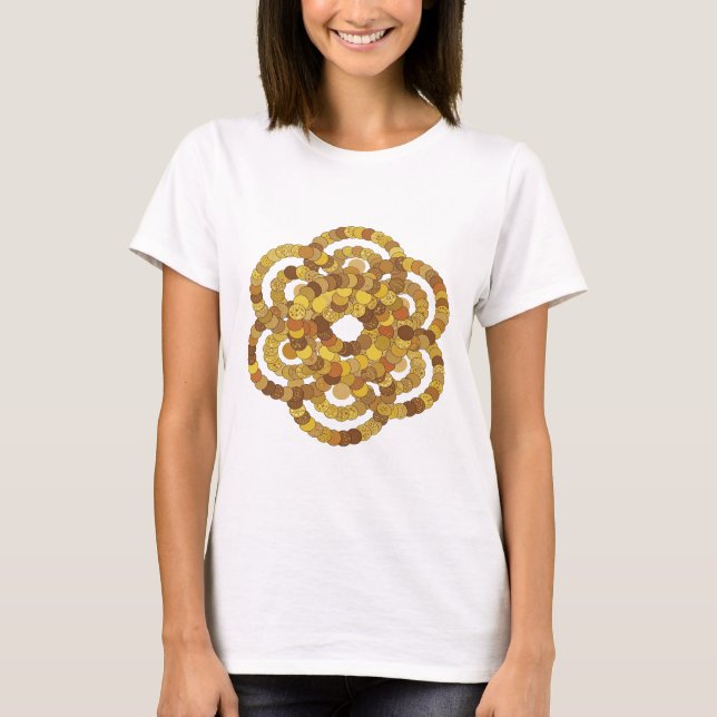 Scharfe graue ABSTRACT ART Statement Design T-Shirt (Vorderseite)