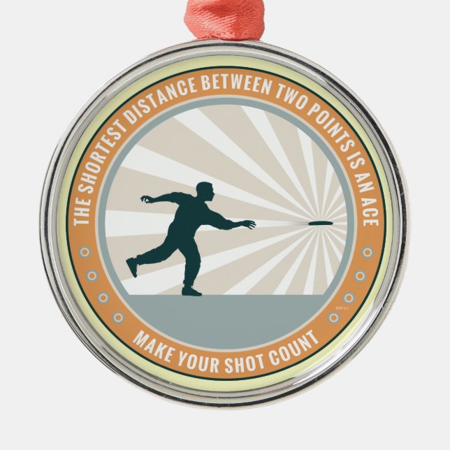 Schärfenzahl Ornament Aus Metall (Vorne)