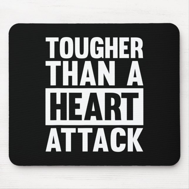 Schärfer als Herzinfarkt Mousepad (Vorne)