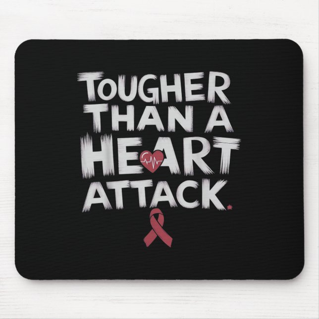 Schärfer als Herzinfarkt Mousepad (Vorne)