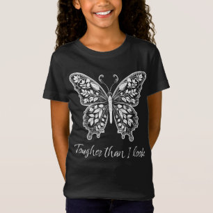 Schärfer als ich Schmetterling-Briefmarke-Girl aus T-Shirt
