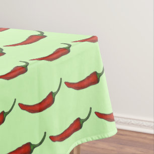 scharfer Hot Chili Chile Red Pepper Feinschmecker  Tischdecke