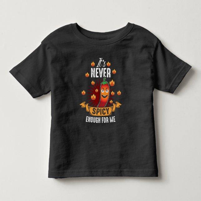 scharfer, scharfer und scharfer Chili Red Pepper Kleinkind T-shirt (Vorderseite)