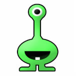 Scharfes alien fotoskulptur schlüsselanhänger<br><div class="desc">Niedliches kleines alien</div>