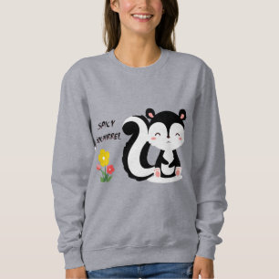 Scharfes Eichhörnchen Sweatshirt
