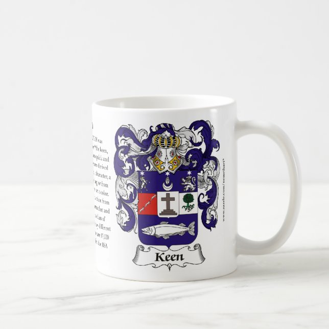 Scharfes Familien-Wappen Tasse (Rechts)