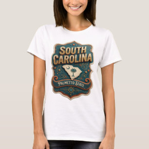 Scharfes Gold SOUTH CAROLINA PALMETTO STATE T-Shirt
