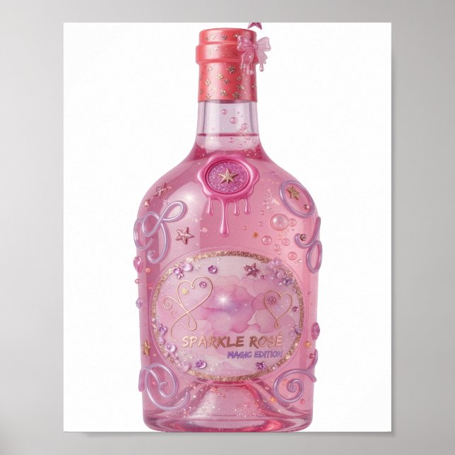 Scharfes Gold SPARKLE ROSE MAGIC EDITION Poster (Vorne)