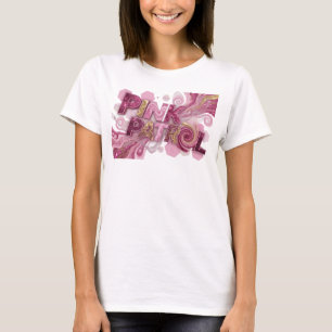 Scharfes Rosa PINK PATROL Tragbare Kunst T-Shirt