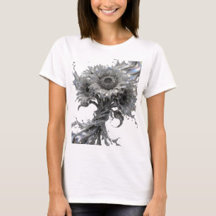 Scharfes Silber ABSTRACT ART Custom-T-Shirt v2 T-Shirt