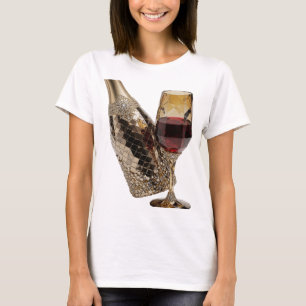 Scharfes Silber ABSTRACT ART Design T-Shirt