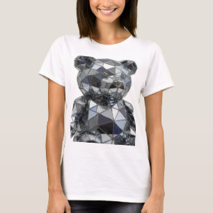 Scharfes Silber ABSTRACT ART Design v2 T-Shirt
