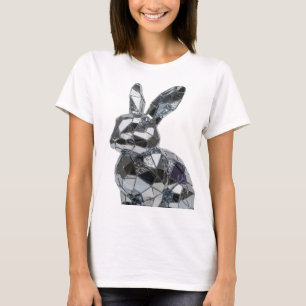 Scharfes Silber ABSTRACT ART Grafikdesign T-Shirt